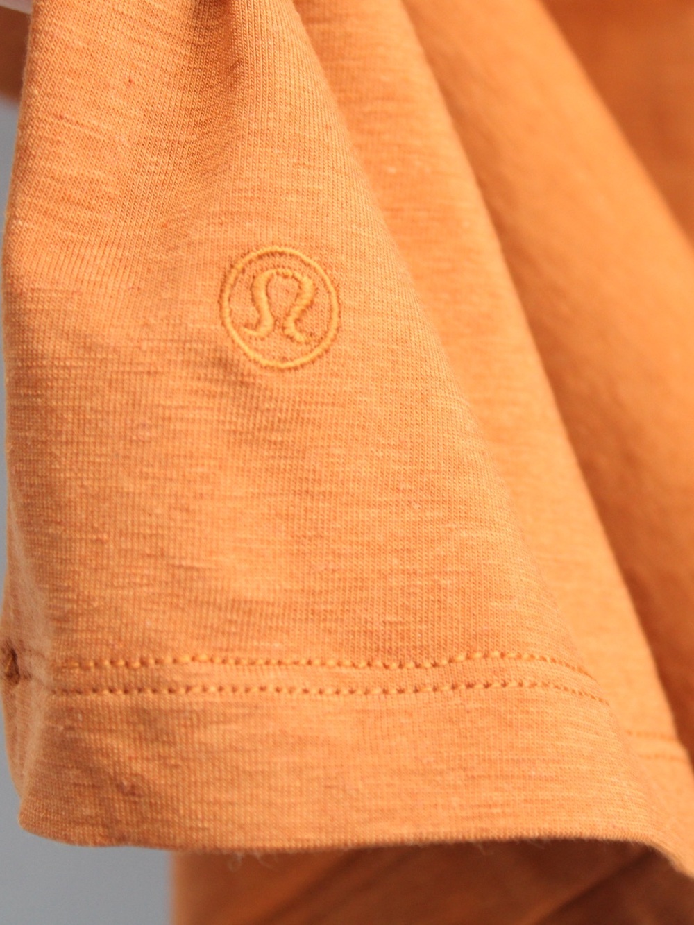 Lululemon Classic-Fit Cotton-Blend Tank Top Butternut Brown Orange Size Medium - Picture 4 of 5